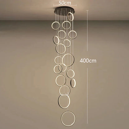 Camille Modern Multi-Head LED Pendant Chandelier Light