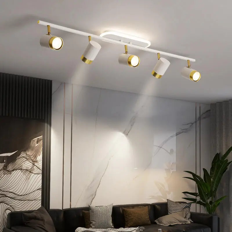 Élise Modern Black & White LED Ceiling Spotlight Lamp