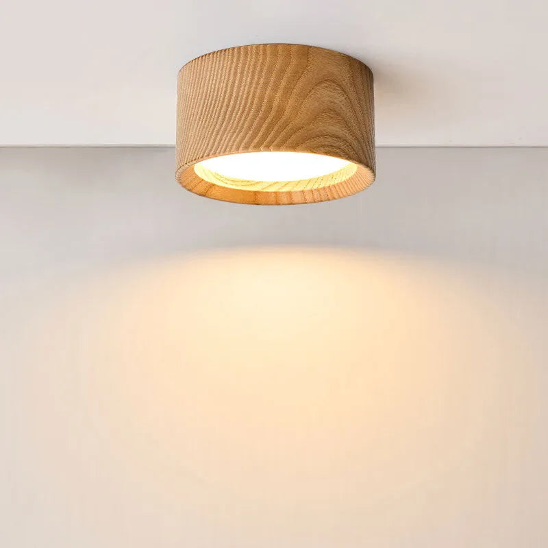 Amélie GX53 Wooden LED Ceiling Downlight Indoor Lamp