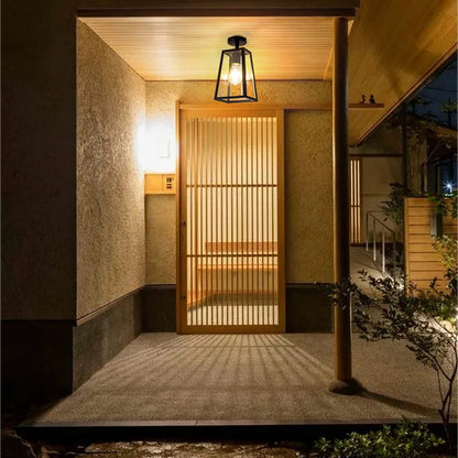 Chloé Retro Outdoor Ceiling Lamp Waterproof Porch Light