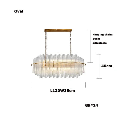 Élise Nordic Glass Pendant Light G9 Modern Iron Ceiling Lamp