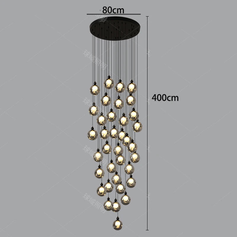 Sophie Luxury Crystal Multi-Head Pendant Chandelier