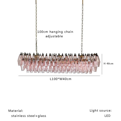 Aurélie Nordic Vintage Glass Pendant Light Luxury Suspension Lamp