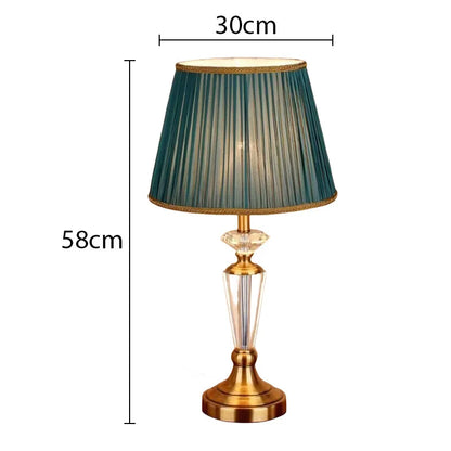European Retro Crystal Floor Lamp for Living Room & Bedroom