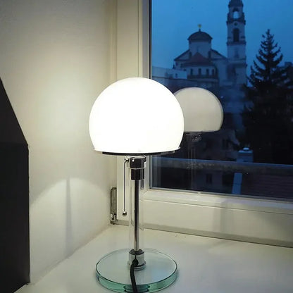 Amélie Bauhaus Glow Glass LED Table Lamp