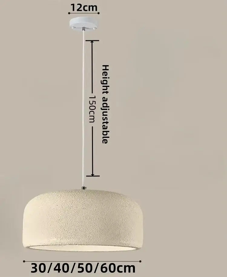 Mirelle Wabi-Sabi Textured Dome Pendant Light