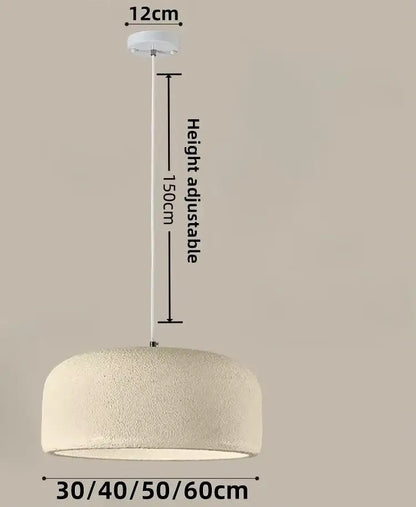 Mirelle Wabi-Sabi Textured Dome Pendant Light