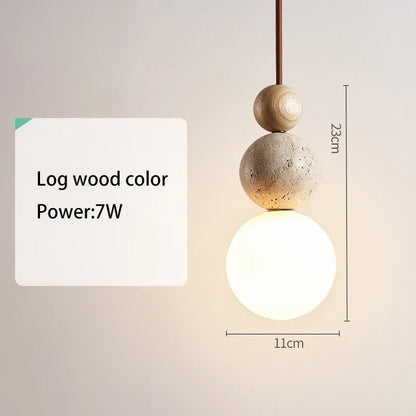 Béatrice Wabi-Sabi Stone Pendant Light