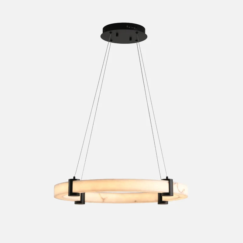 Éliane Aura Marble Ring LED Pendant Light