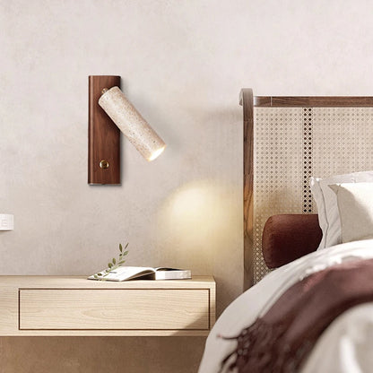 Émilie Travertine Stone Wall Light