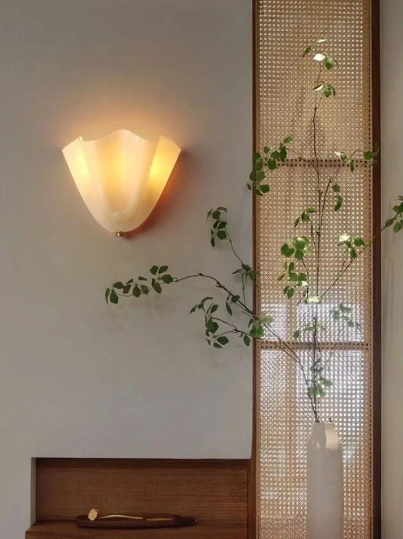 Élodie Petaline Glass LED Wall Sconce
