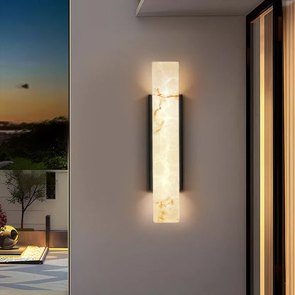 Amélie Modern IP65 Outdoor Marble LED Wall Light Stainless Porch Lamp