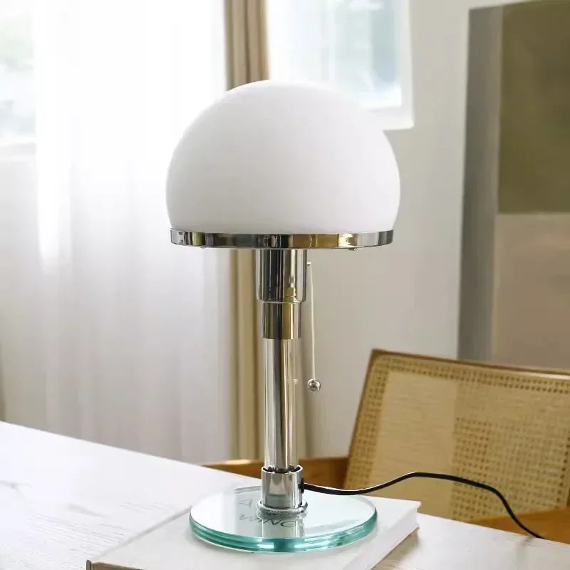 Amélie Bauhaus Glow Glass LED Table Lamp