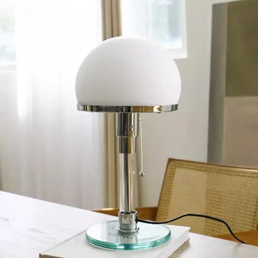 Amélie Bauhaus Glow Glass LED Table Lamp