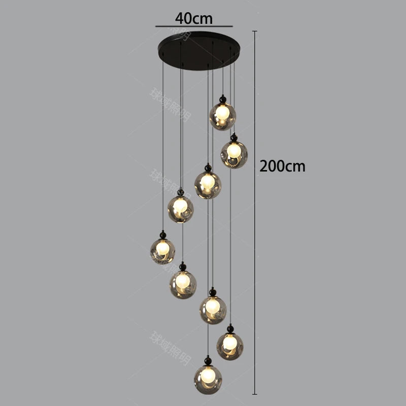 Sophie Luxury Crystal Multi-Head Pendant Chandelier
