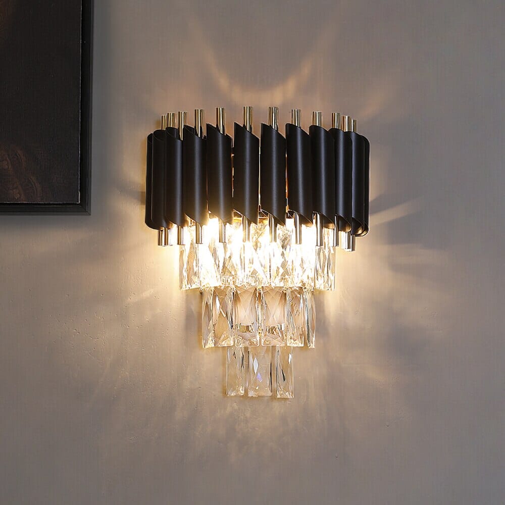 Sylvie Maestro Crystal Wall Lamp