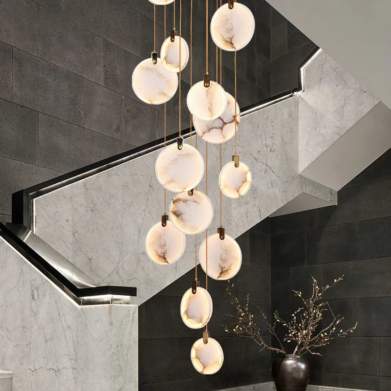 Amélie Modern Multi-Head LED Staircase Pendant Light