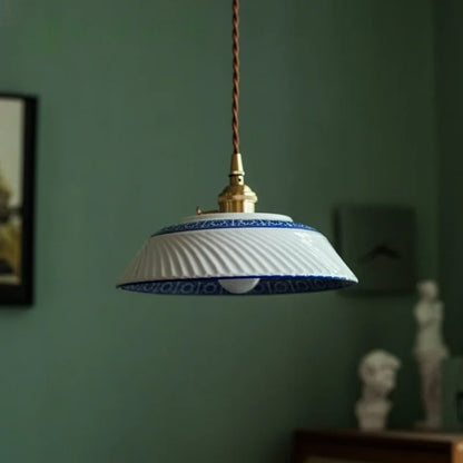 Isabelle Ceramic Pendant Light Japanese Vintage Style
