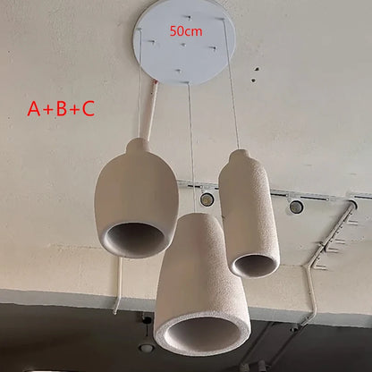 Évora Wabi-Sabi Textured Pendant Light Collection