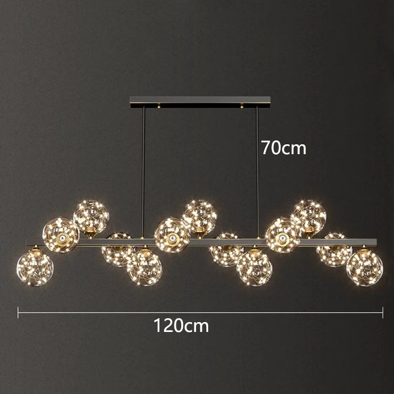 Aurélie Modern LED Pendant Chandelier for Living & Dining Rooms