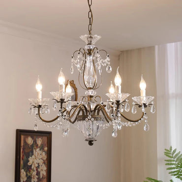 Vivienne Luxury Crystal Candle Chandelier for Elegant Interiors
