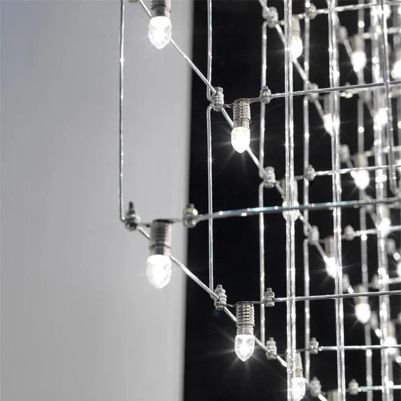 Elise Modern Luxury LED Cube Chandelier Pendant Lamp