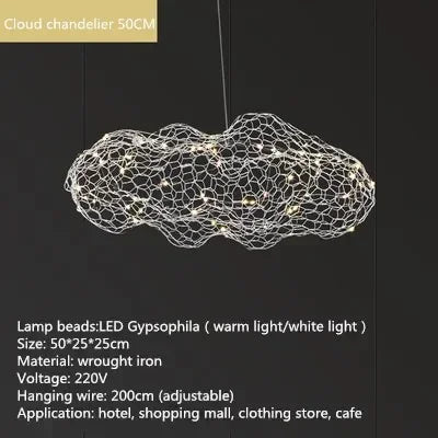Sophie Cloud Mesh Pendant Chandelier