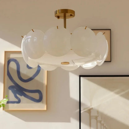 Amélie Aurora Shell Glass Pendant Lamp