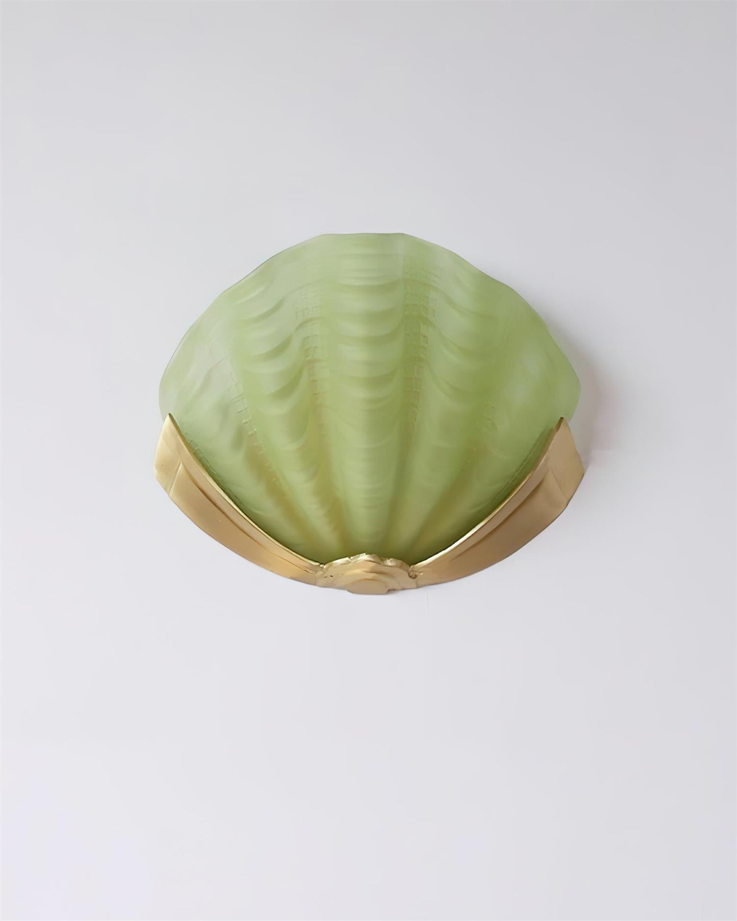 Aurélie Seashell Wall Lamp with Sculpted Glass Design