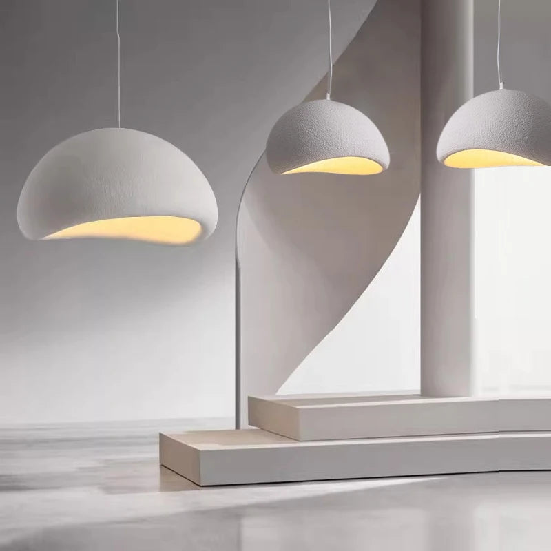 Sélène Wabi-Sabi Textured Dome Pendant Light