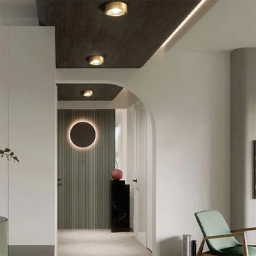 Lucienne Nordic Copper LED Ceiling Spotlight Light