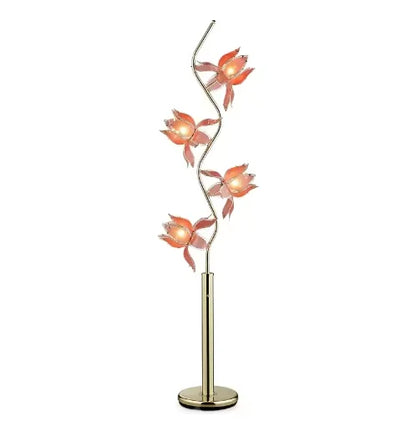Élise Lotus LED Flexible Flower Table Lamp E26 Glass