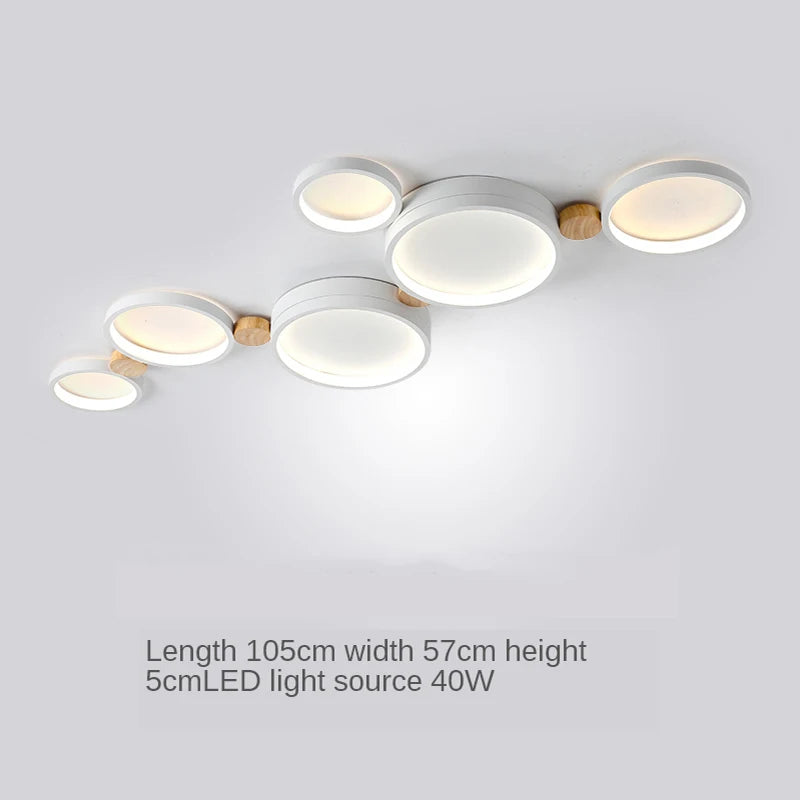 Modern LED Ceiling Light – Minimalist Flush Mount for Living Room, Bedroom & Dining Area