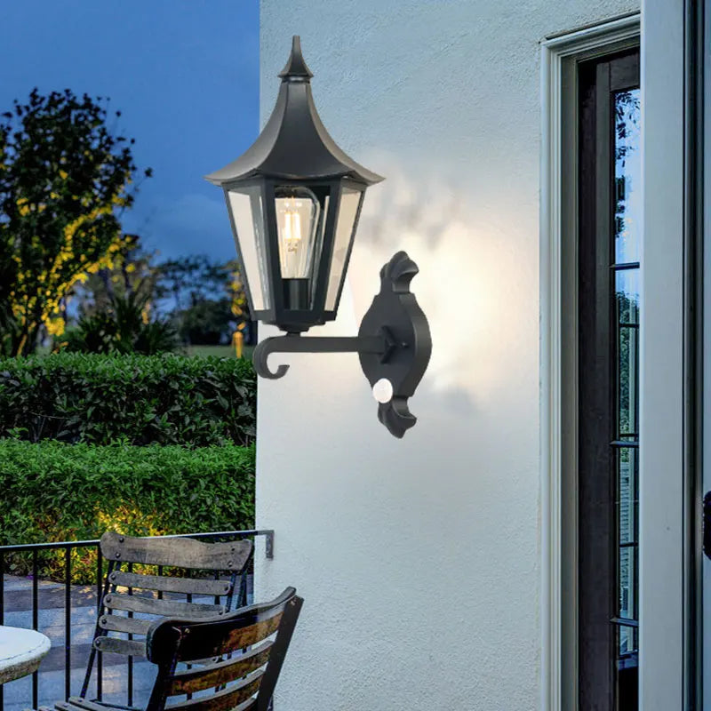 Elise Outdoor Sensor Wall Lamp Waterproof Corridor Light