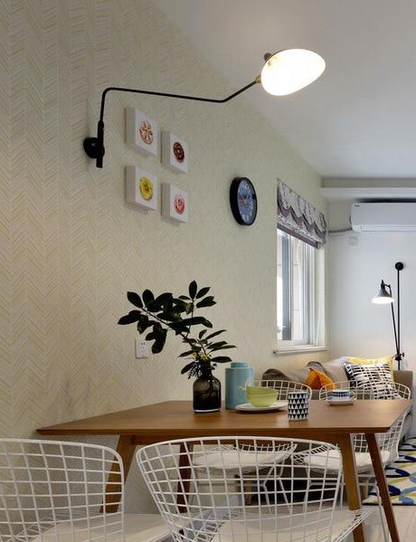 Camille Serge Duckbill Swing Arm Wall Lamp