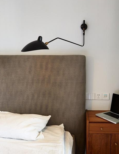 Camille Serge Duckbill Swing Arm Wall Lamp