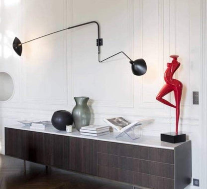 Camille Serge Duckbill Swing Arm Wall Lamp