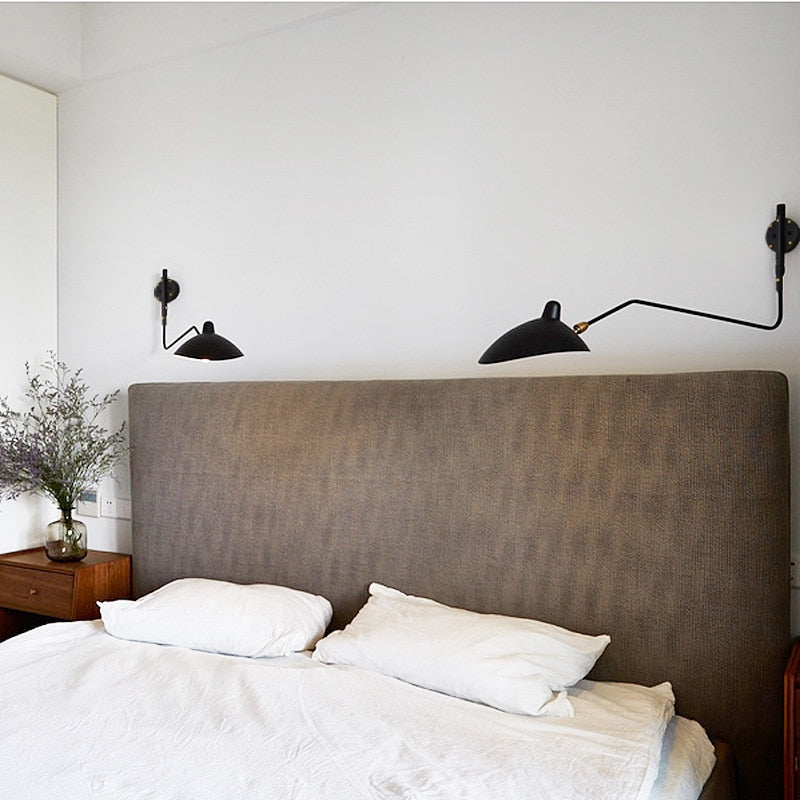Camille Serge Duckbill Swing Arm Wall Lamp
