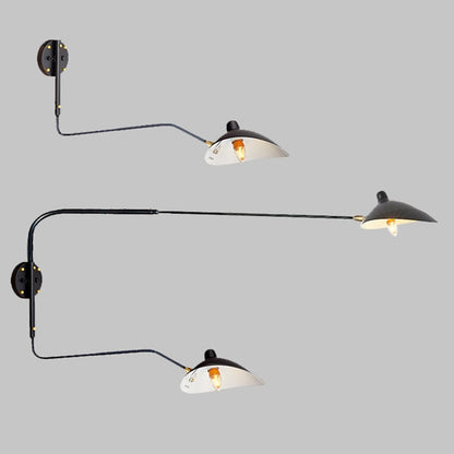 Camille Serge Duckbill Swing Arm Wall Lamp
