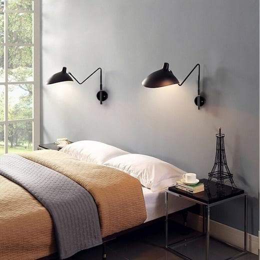Camille Serge Duckbill Swing Arm Wall Lamp