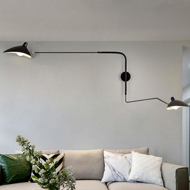 Camille Serge Duckbill Swing Arm Wall Lamp