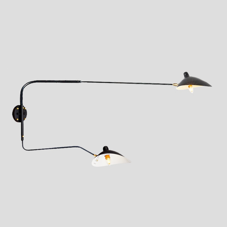 Camille Serge Duckbill Swing Arm Wall Lamp