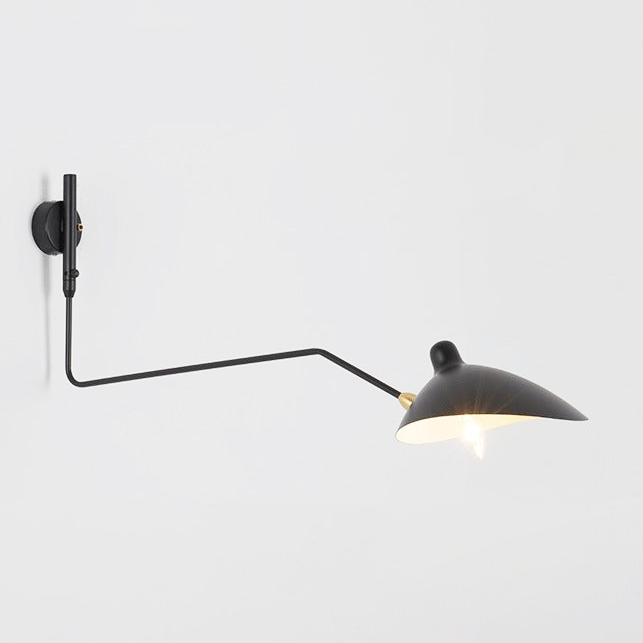Camille Serge Duckbill Swing Arm Wall Lamp