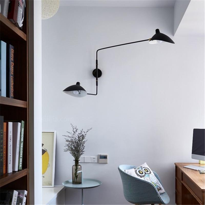Camille Serge Duckbill Swing Arm Wall Lamp