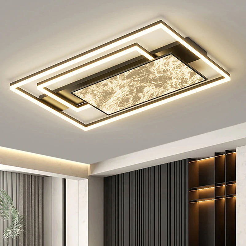 Nordic LED Ceiling Light – Minimalist Dimmable Flush Mount for Living Room & Bedroom