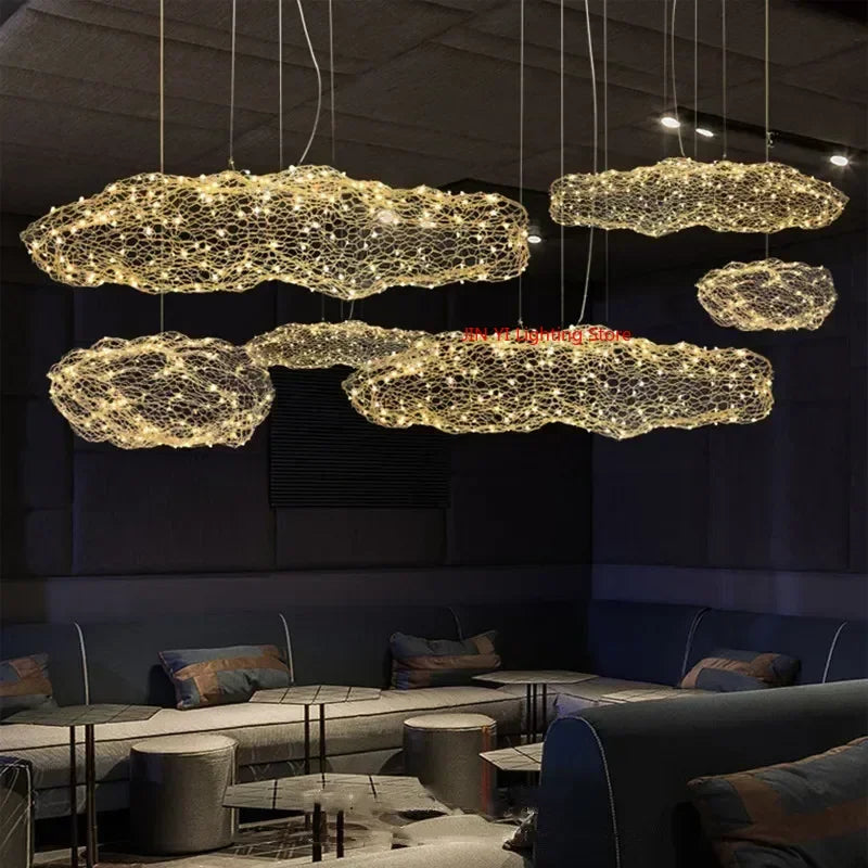 Sophie Cloud Mesh Pendant Chandelier