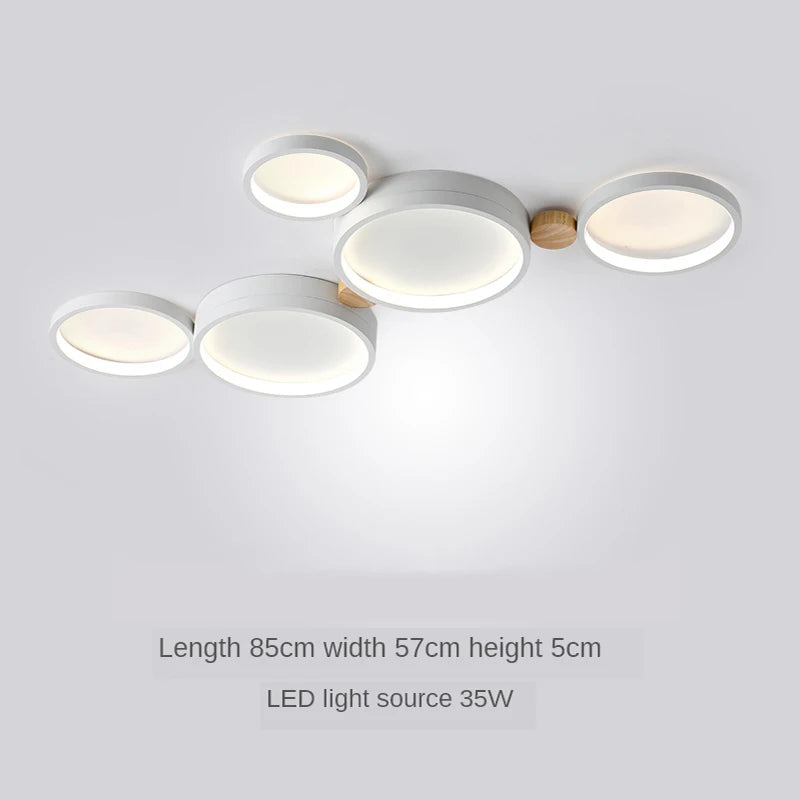 Modern LED Ceiling Light – Minimalist Flush Mount for Living Room, Bedroom & Dining Area