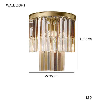 Élise Italian Luxury Round Pendant Light Crystal Ceiling Lamp