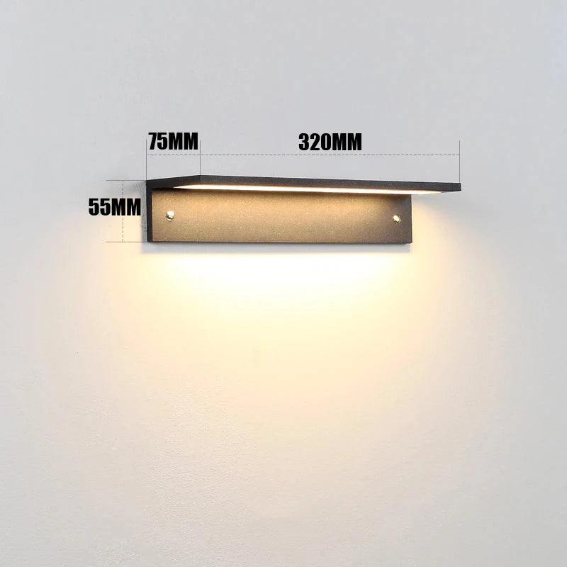Amélia Outdoor Waterproof Wall Lamp Modern LED Fixture