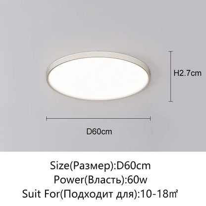Juliette Ultrathin LED Remote Dimming Ceiling Light Modern